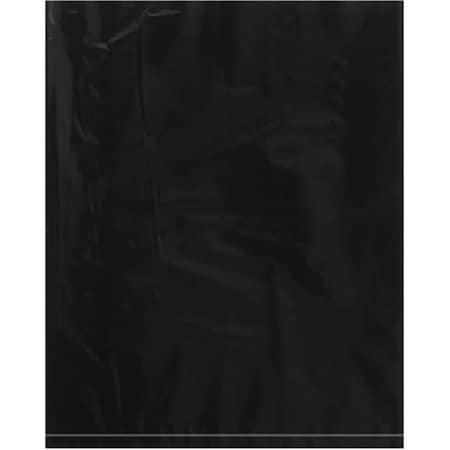 Officespace 8 x 10 in. 2 Mil Black Flat Poly Bags, 1000PK OF2823574